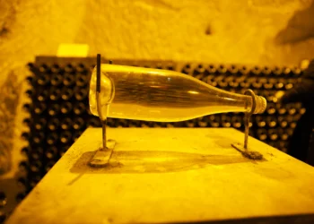 Why Does Champagne Age Better on Lees Than in Bottle Alone?